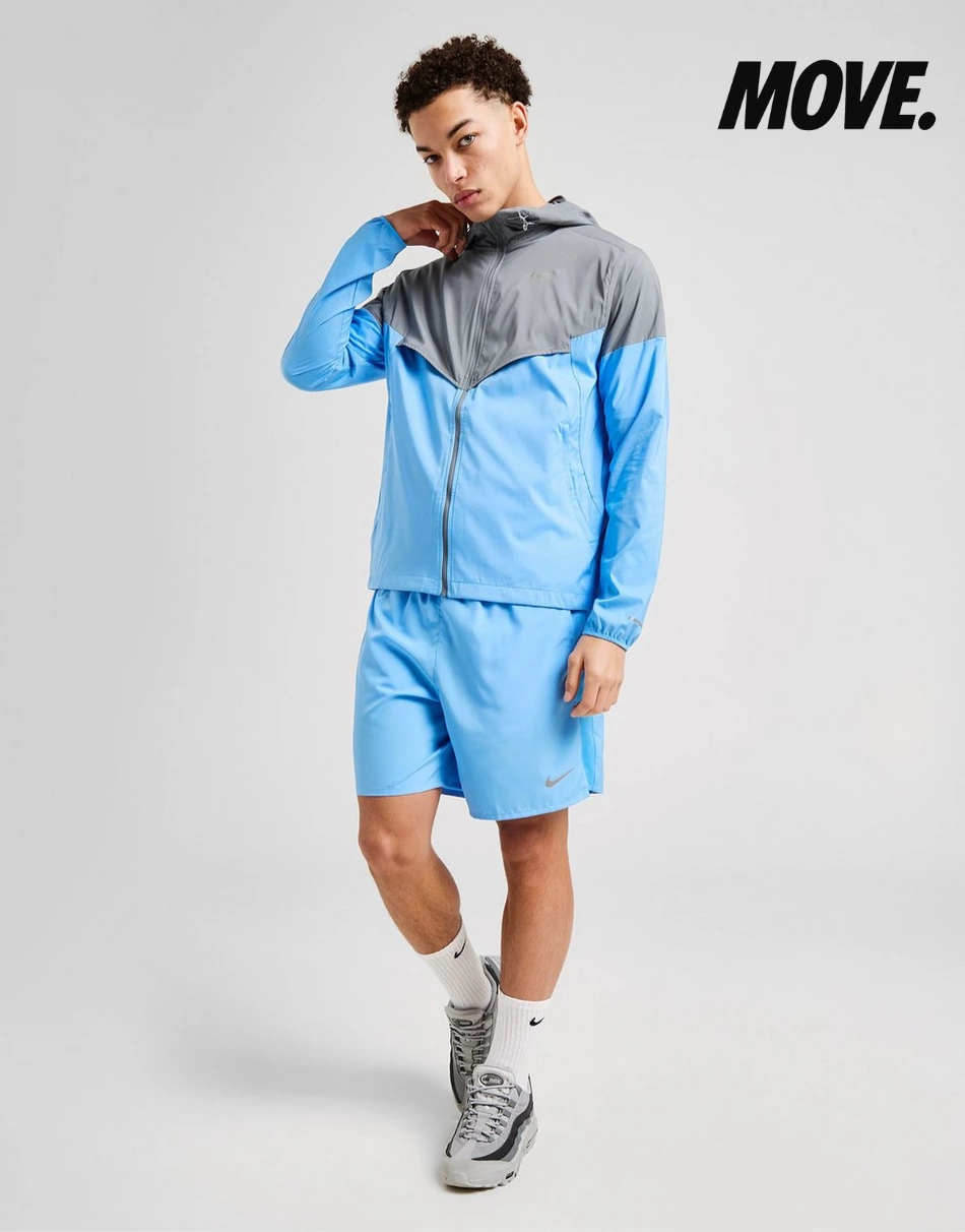 Grey/Blue Jacket Set (Jacket+Shorts)