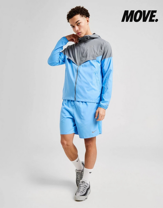 Grey/Blue Jacket Set (Jacket+Shorts)